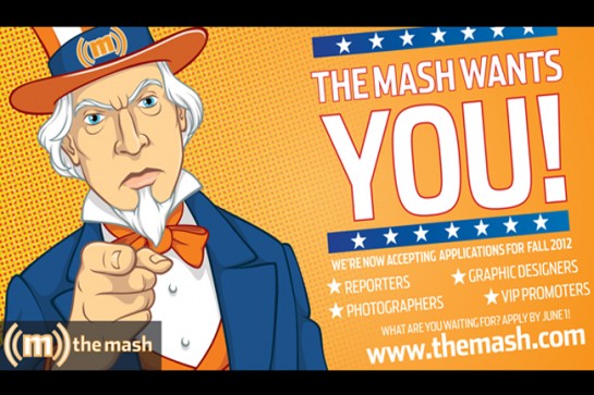 ‘The Mash’ offers students great gigs