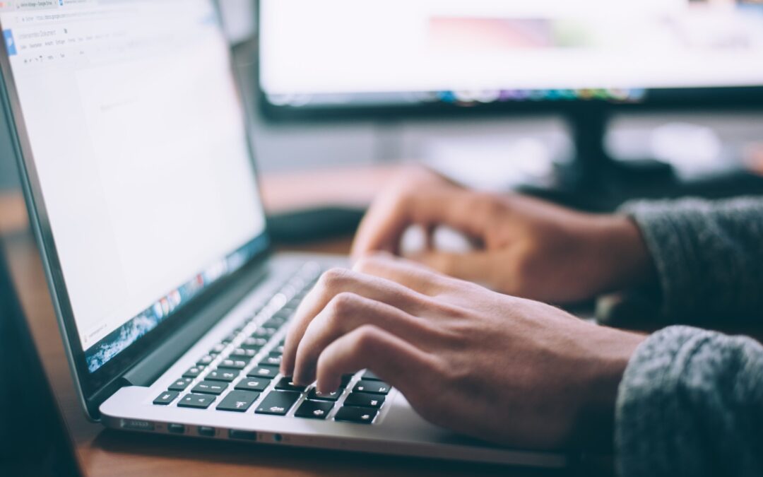 Man Typing